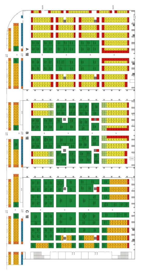 場館平面圖及展位收費標(biāo)準(zhǔn)