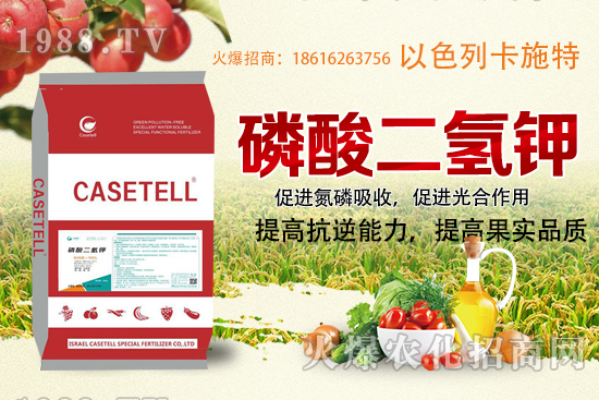  磷酸二氫鉀是什么肥料，磷酸二氫鉀作用及使用方法！