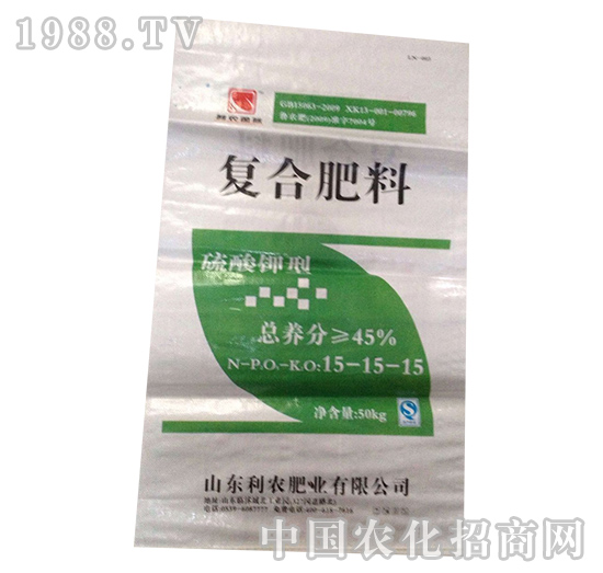 硫酸鉀型復(fù)合肥15-15-15-益生源