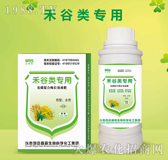 禾谷類專用光碳促合酶長效液肥-邁睿森