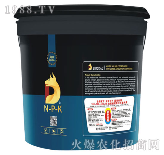 大量元素水溶肥料100-200-400+TE-德樸