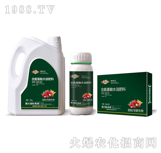 荔枝、龍眼專用含氨基酸水溶肥料-霸爾綠博