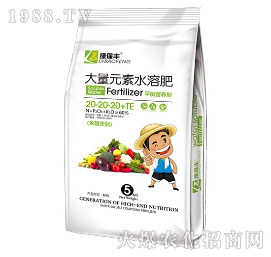 ƽ��I(y��ng)�B(y��ng)�ʹ���Ԫ��ˮ�ܷ���20-20-20+TE-�G���S-��(r��n)�z��