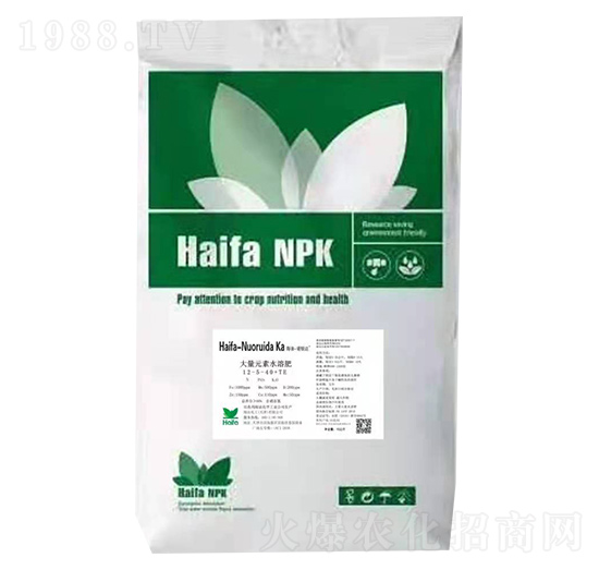 大量元素水溶肥12-5-40+TE-諾銳達-海法化工