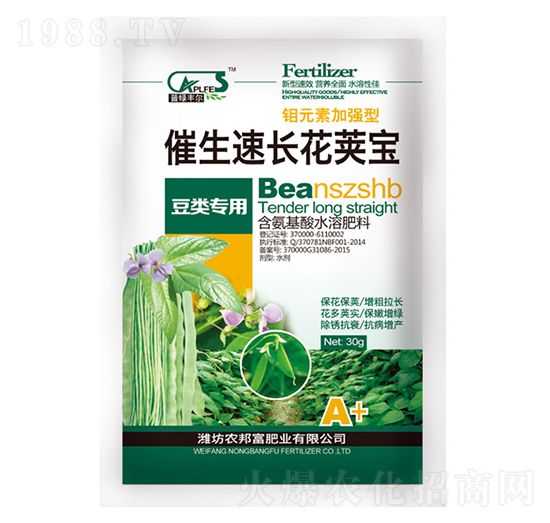 含氨基酸水溶肥-催生速長花莢寶-農邦富