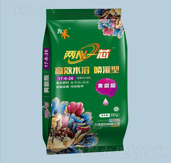 高效水溶噴灌型復(fù)合肥料17-6-26-九禾-農(nóng)之友