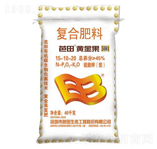 硫酸鉀型復(fù)合肥料15-10-20-芭田·黃金果-農(nóng)之友