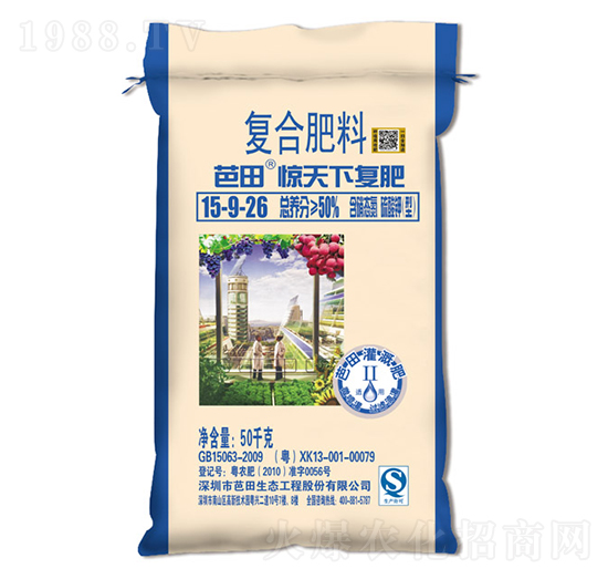 硫酸鉀型復(fù)合肥料15-9-26-芭田·驚天下-農(nóng)之友