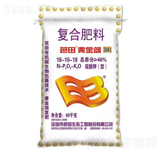 硫酸鉀型白金復(fù)合肥料18-10-18-芭田·黃金頌-農(nóng)之友
