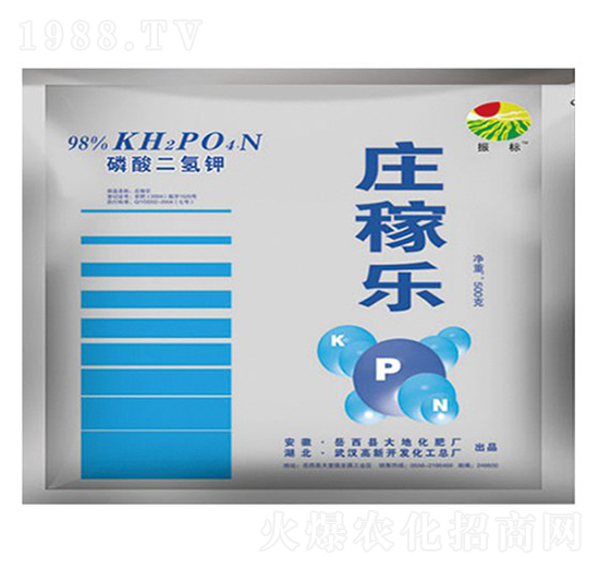 500g莊家樂磷酸二氫鉀-振標-大地化肥