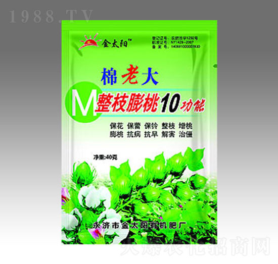 棉老大整枝膨桃10功能-金禾生物