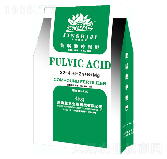 金世紀黃腐酸沖施肥32-4-6-正旺農(nóng)肥