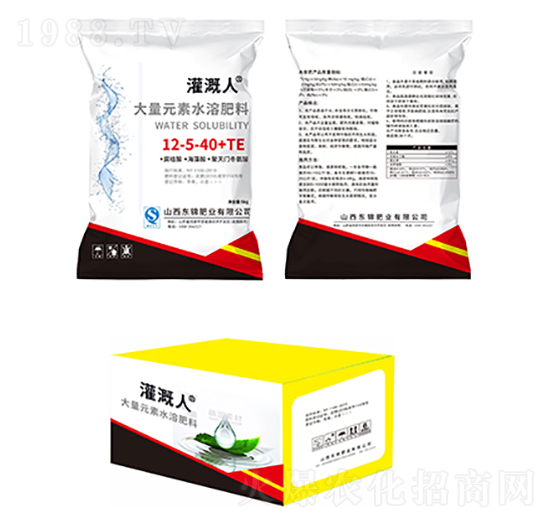 大量元素水溶肥12-5-40+TE-灌溉人-東錦肥業(yè)