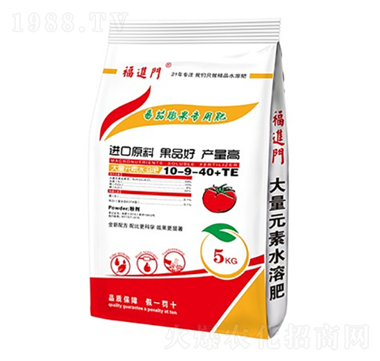 番茄專用肥高鉀型水溶肥-福進(jìn)門-強(qiáng)生農(nóng)業(yè)