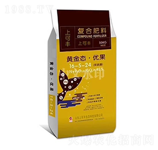 復(fù)合肥料16-5-24-黃金態(tài)·優(yōu)果-中農(nóng)三禾