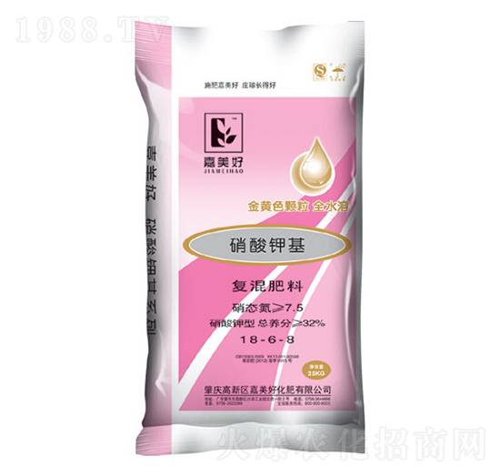 硝酸鉀基復(fù)混肥料18-6-8-嘉美好
