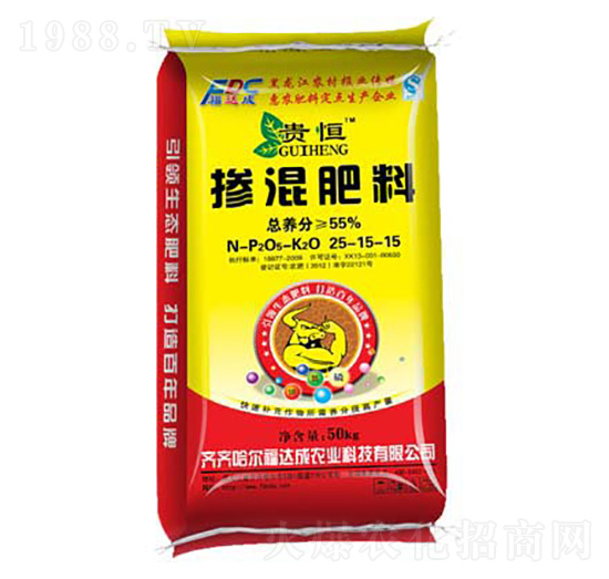 55%摻混肥料25-15-15-貴恒-福達(dá)成