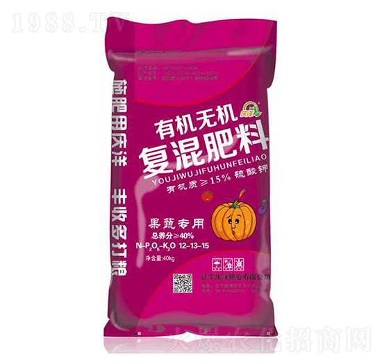 果蔬專(zhuān)用有機(jī)無(wú)機(jī)復(fù)混肥料12-13-15-慶洋肥業(yè)