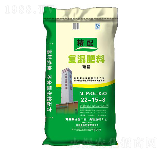 大田作物硅基高塔復混肥料22-15-8-精配-帝益肥