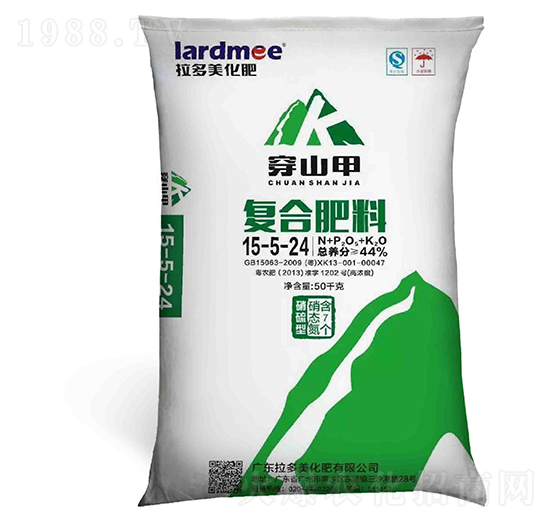 硝硫型復(fù)合肥料15-5-24-穿山甲-拉多美