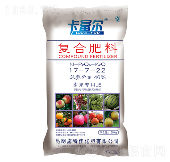 水果專用復合肥料17-7-22-卡富爾-施特佳