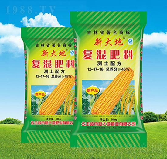 測(cè)土配方通用復(fù)混肥料12-17-16-新大地肥業(yè)