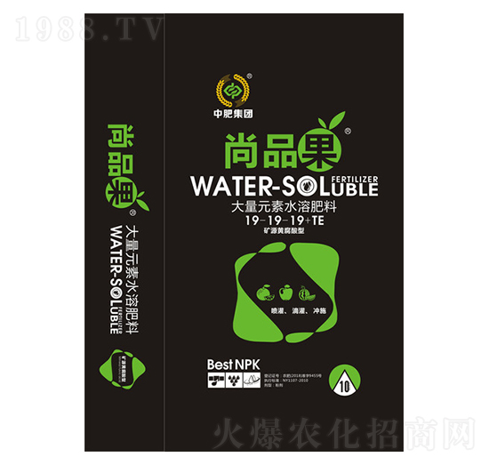 大量元素水溶肥19-19-19+TE-尚品果-中肥生物