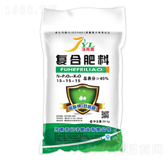 硫酸鉀復(fù)合肥料15-15-15-澆雨露-開門子