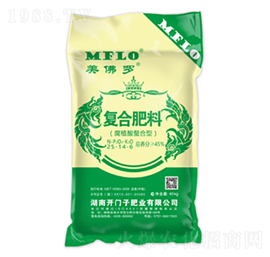 腐植酸螯合型復(fù)合肥料25-14-6-美佛羅-開門子