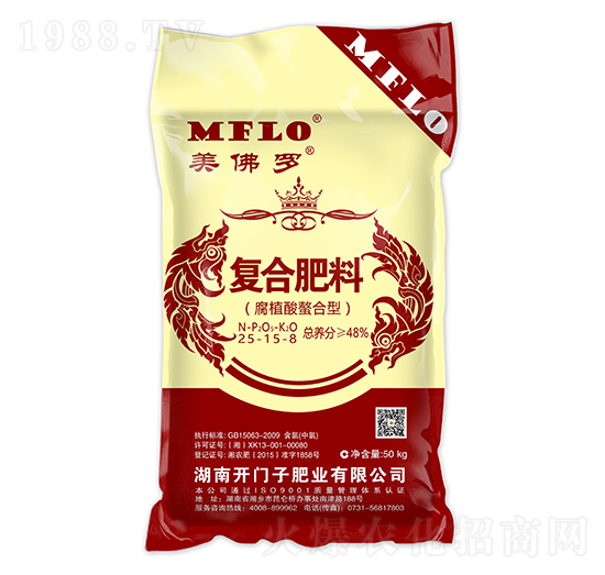 腐植酸螯合型復合肥料25-15-8-美佛羅-開門子