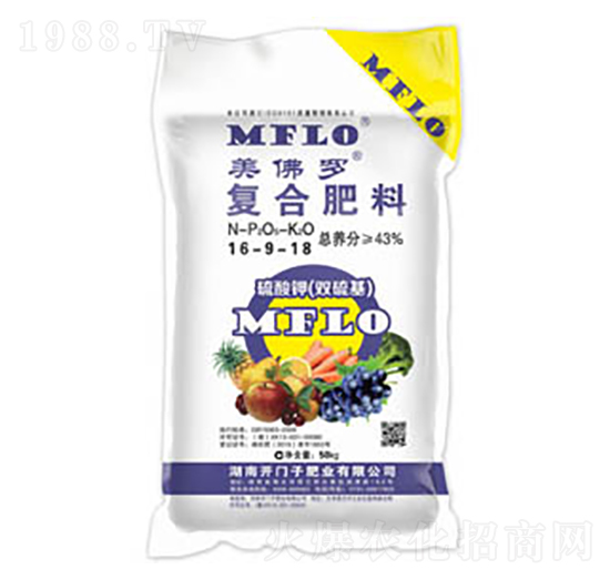 硫酸鉀復(fù)合肥料16-9-18-美佛羅-開(kāi)門(mén)子