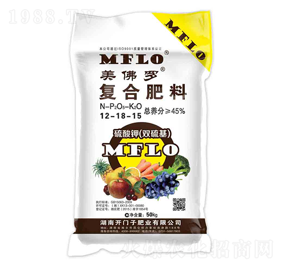 硫酸鉀復(fù)合肥料12-18-15-美佛羅-開門子