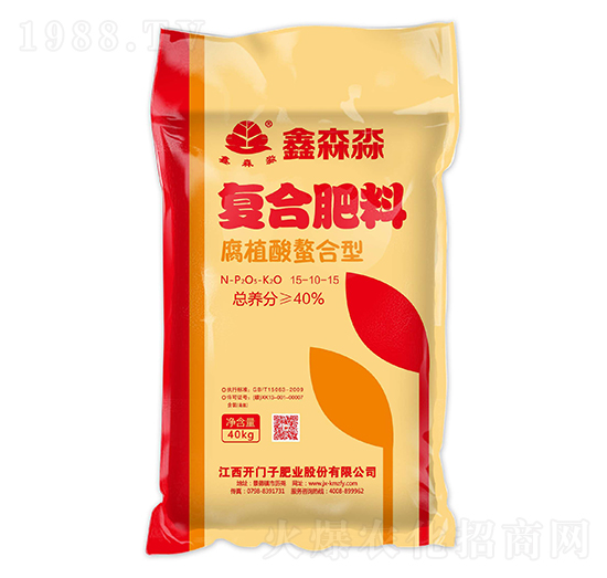 腐植酸螯合型復合肥料15-10-15-鑫森淼-開門子