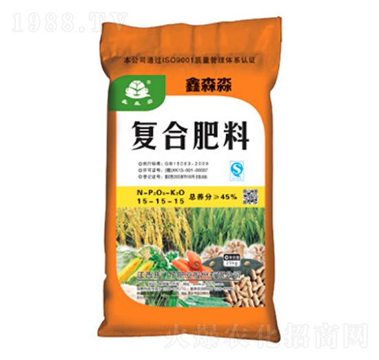 氯基復(fù)合肥料15-15-15-鑫森淼-開門子