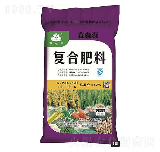 氯基復(fù)合肥料18-18-6-鑫森淼-開門子