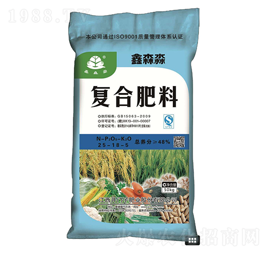 氯基復(fù)合肥料25-18-5-鑫森淼-開門子