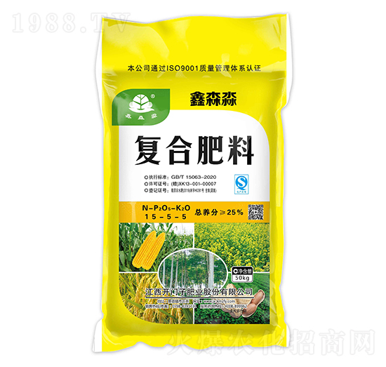 氯基復(fù)合肥料15-5-5-鑫森淼-開(kāi)門(mén)子