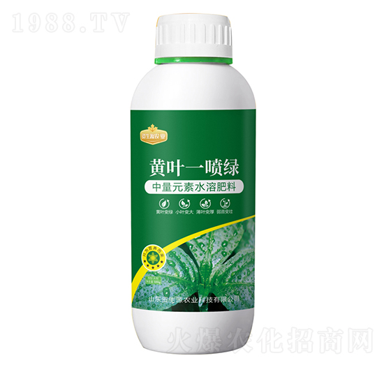 黃葉一噴綠-資生源農(nóng)業(yè)