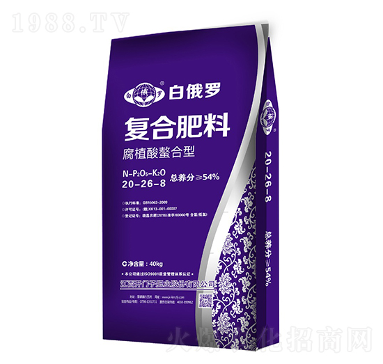 腐植酸螯合型復(fù)合肥料20-26-8-白俄羅-開(kāi)門(mén)子