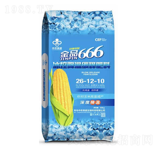 冰控降溫緩釋肥料26-12-10-金品666-中農(nóng)美盛