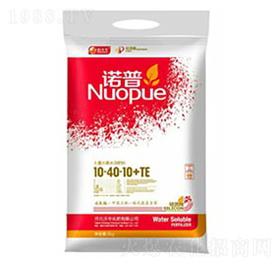 大量元素水溶肥料10-40-10+TE-諾普-沃豐化肥