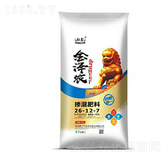 摻混肥料26-12-7-金澤農(nóng)-沃豐化肥