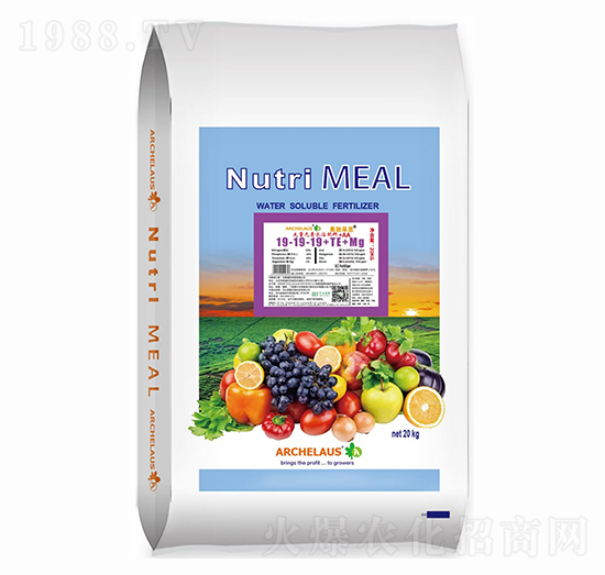 大量元素水溶肥料19-19-19+TE+OM-奧馳萊思-若瞳生物