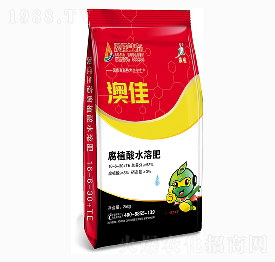 腐植酸水溶肥16-6-30+TE-澳佳生態(tài)