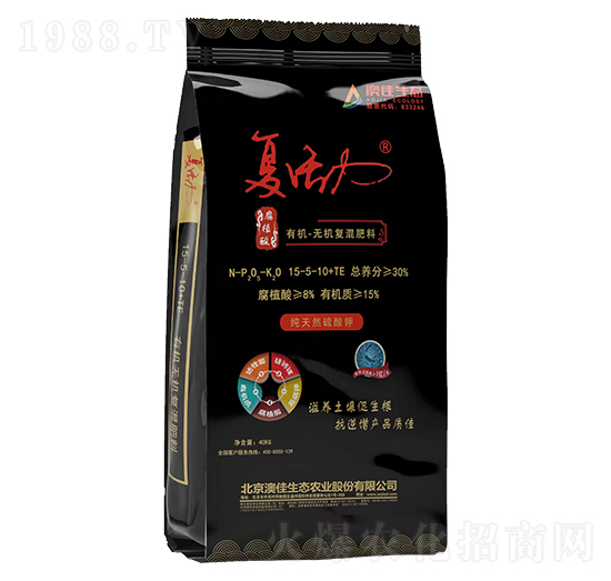 有機無機復混肥料15-5-10+TE-復活力-澳佳生態(tài)
