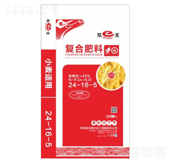 小麥適用復(fù)合肥料24-16-5-凱龍化工