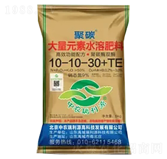 大量元素水溶肥料10-10-30+TE-中農(nóng)瑞利源