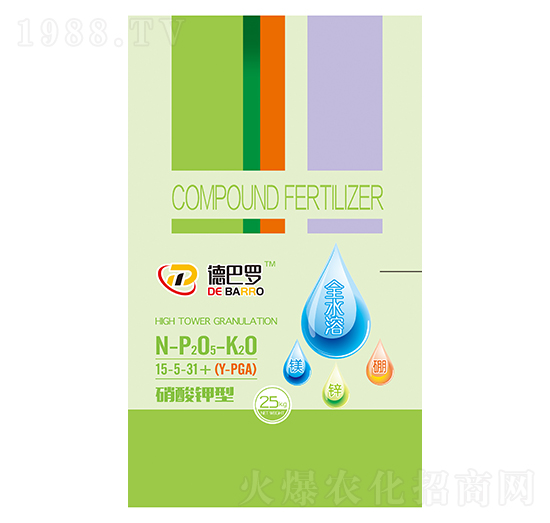 硝酸鉀型復(fù)合肥料15-5-31-德巴羅-奧利