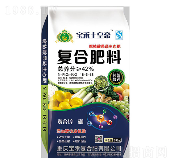 腐植酸果蔬生態(tài)肥18-6-18-寶禾實業(yè)