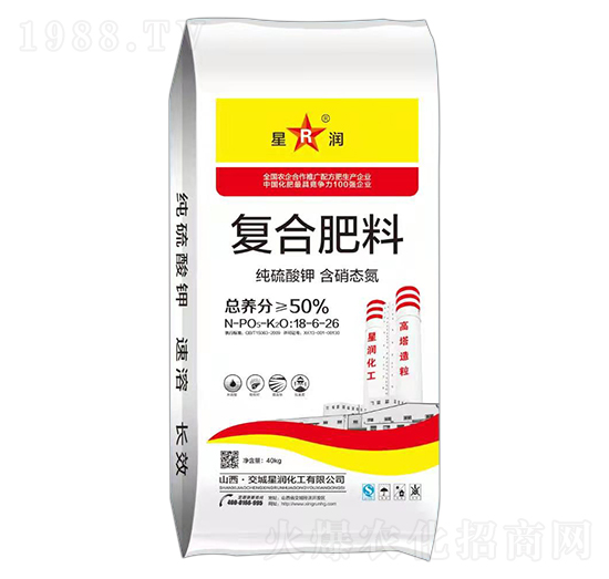 復(fù)合肥料18-6-26-星潤(rùn)化工